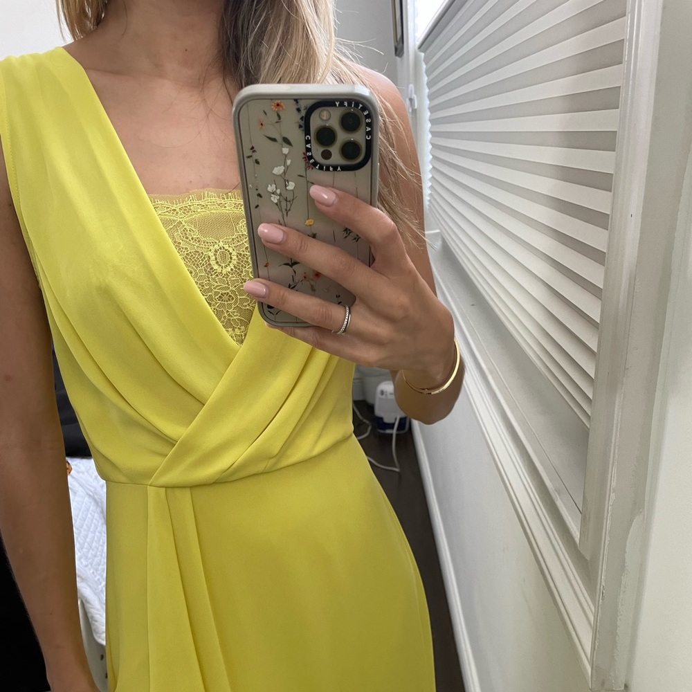 BCBG Yellow gown